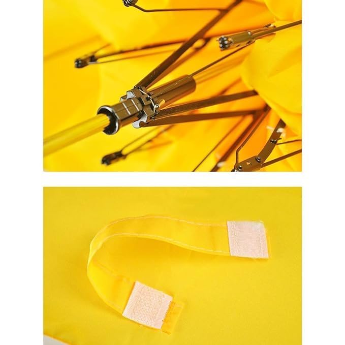 Jpwels Banana Shape Umbrella Novelty Folding Compact Anti Sun Rain solid and tough stored cute Umbrella Best Gifts for Kids & Woman