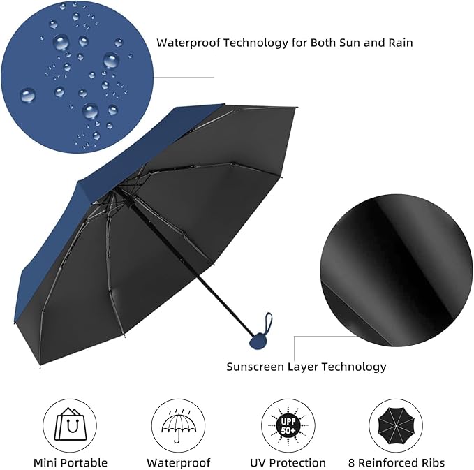 Jpwels UV Big Size Umbrella for Sun Protection Rain Windproof Strong large 2 fold for men women kids boys girls Perfect Umbrella with cover small case stylish Windproof & Compact UV large size