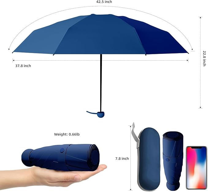Jpwels UV Big Size Umbrella for Sun Protection Rain Windproof Strong large 2 fold for men women kids boys girls Perfect Umbrella with cover small case stylish Windproof & Compact UV large size
