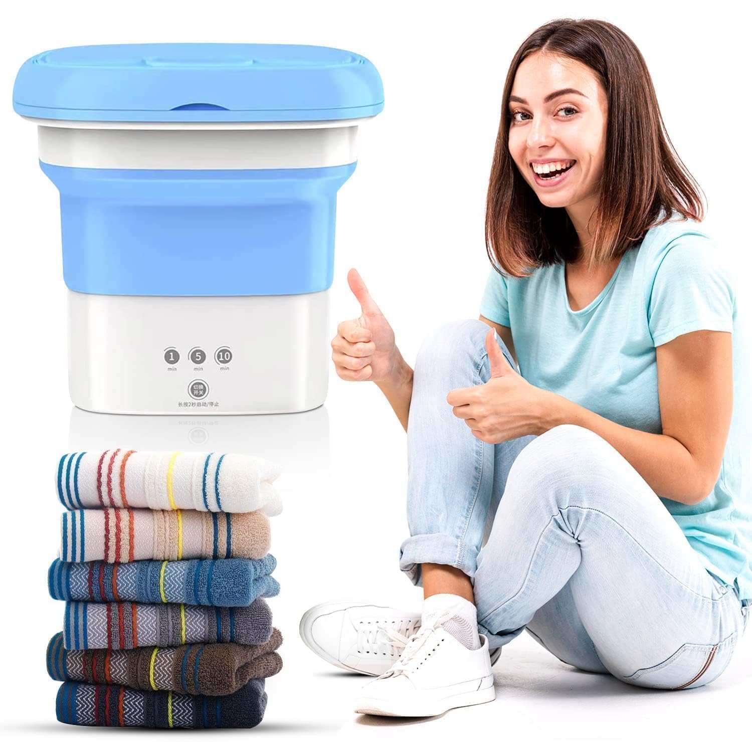 Mini Folding bucket Washing Machine