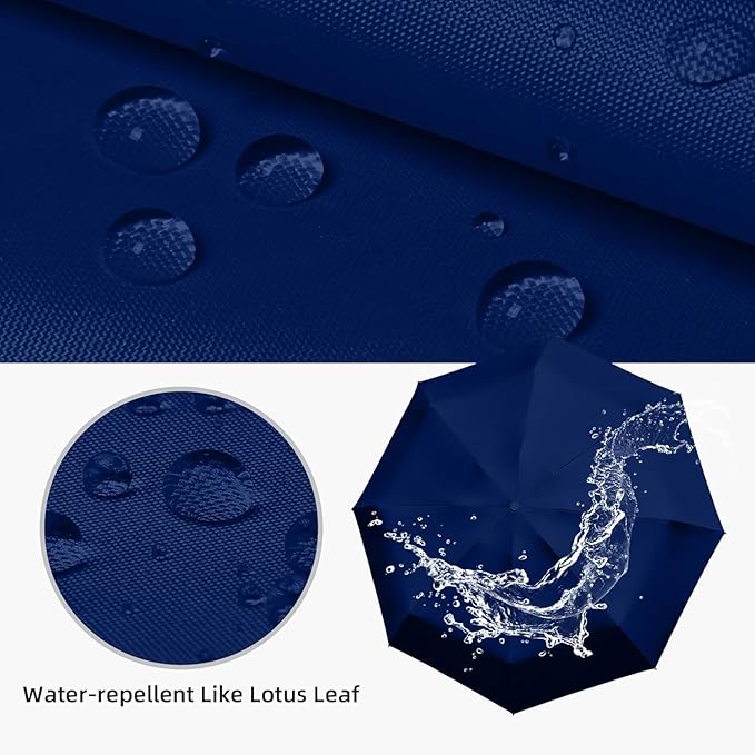 Jpwels UV Big Size Umbrella for Sun Protection Rain Windproof Strong large 2 fold for men women kids boys girls Perfect Umbrella with cover small case stylish Windproof & Compact UV large size