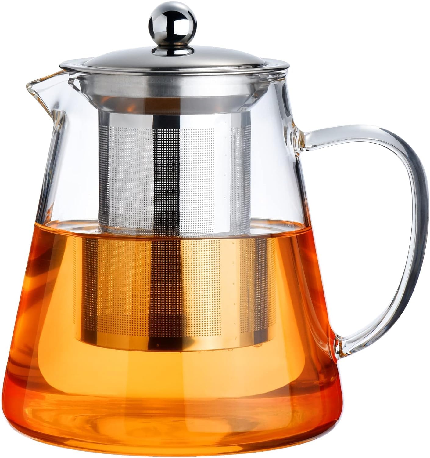 Elegant Borosilicate Glass Teapot – Pure, Stylish Brewing