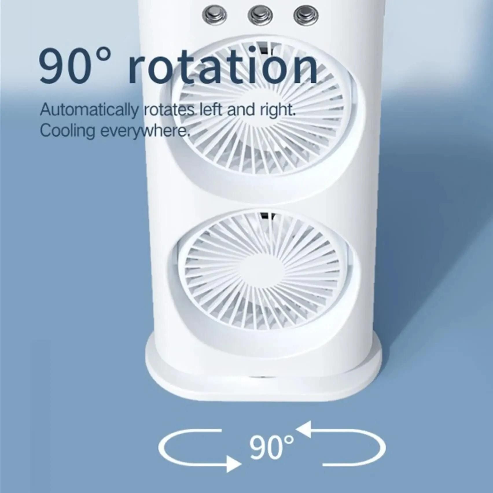Double-Ended Spray Fan – Portable Mist Cooling Fan
