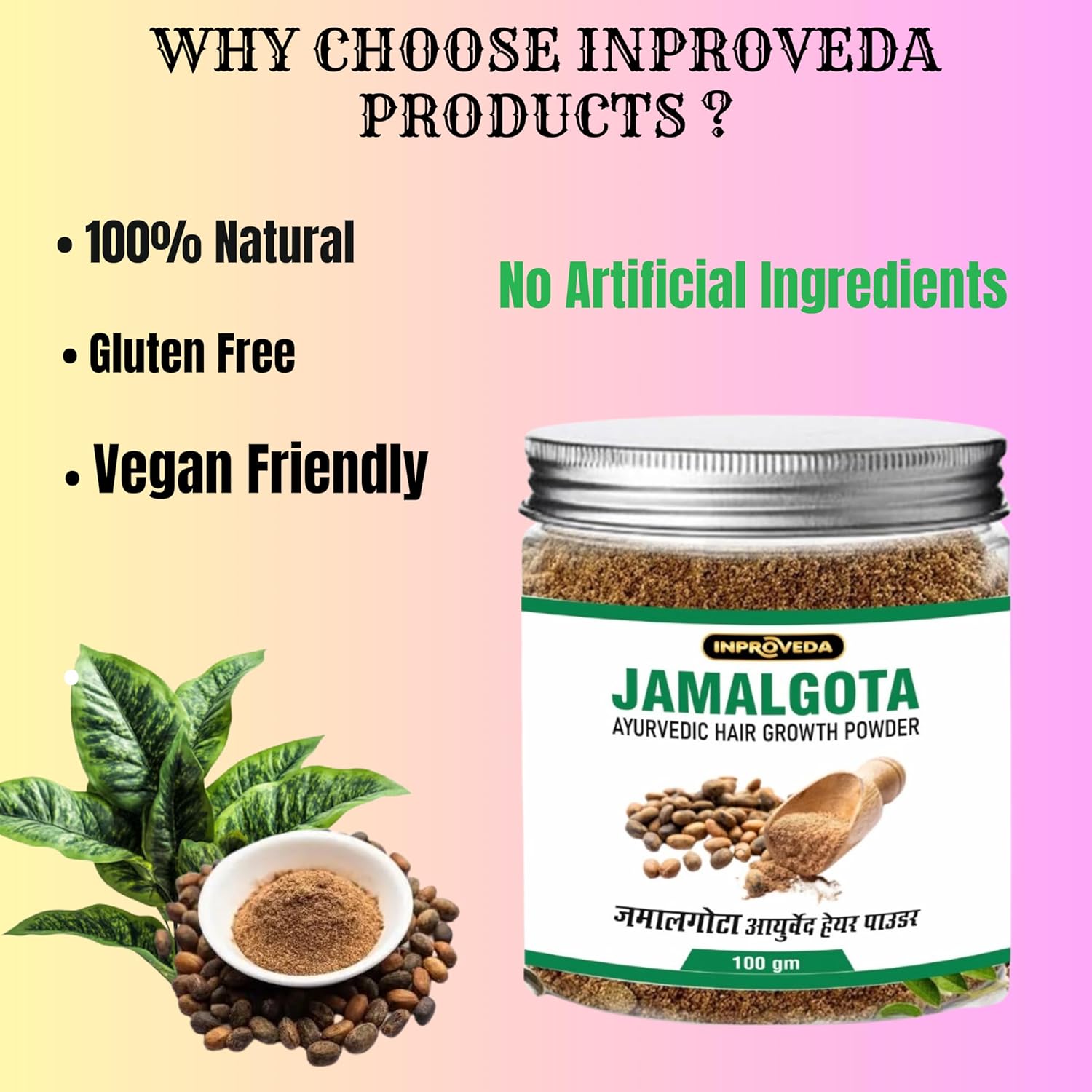Jamalgota - Ayurvedic Hair Powder (Buy 1 Get 1 Free)