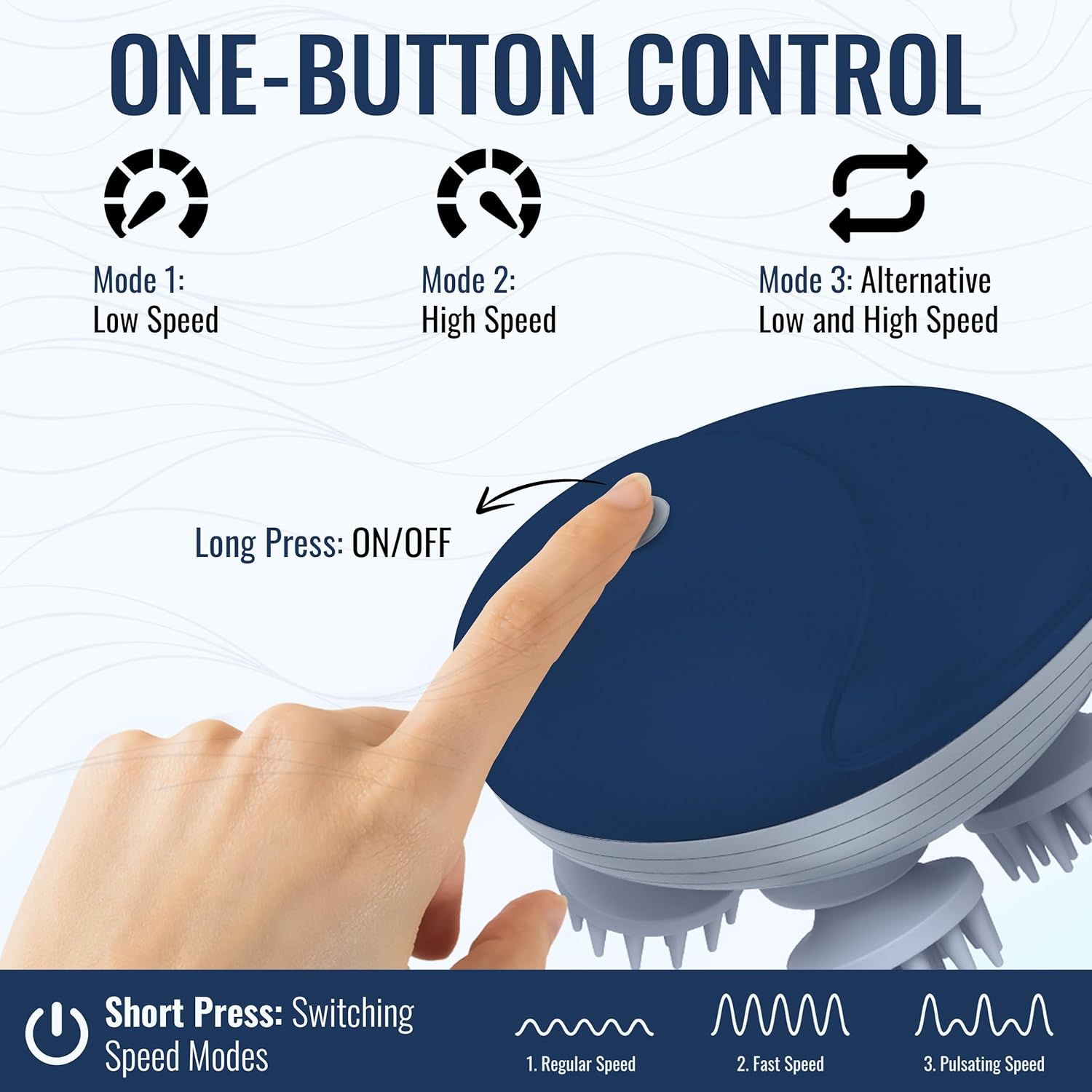 Electric Scalp Massager for Scalp Relaxation Cordless Head Massager