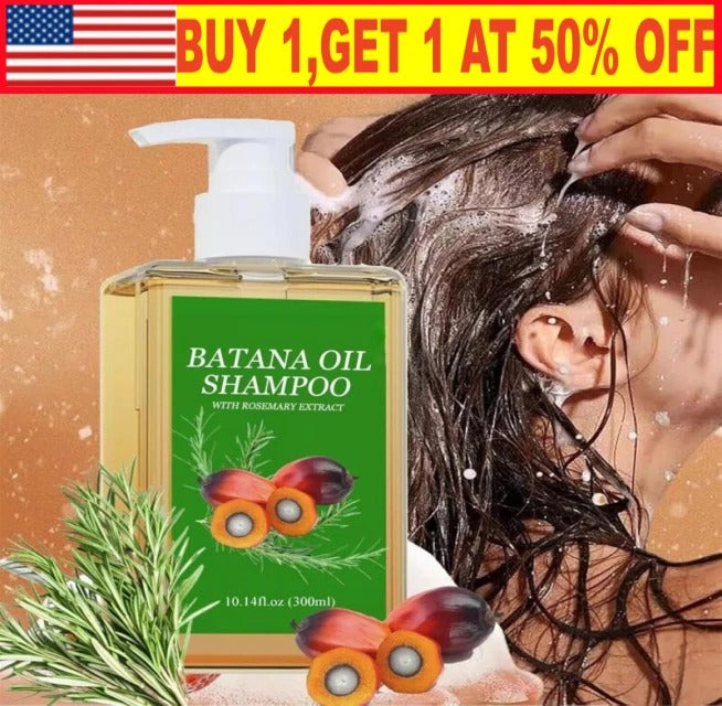 Batana Oil Shampoo – The Natural Hair Growth pack of 2