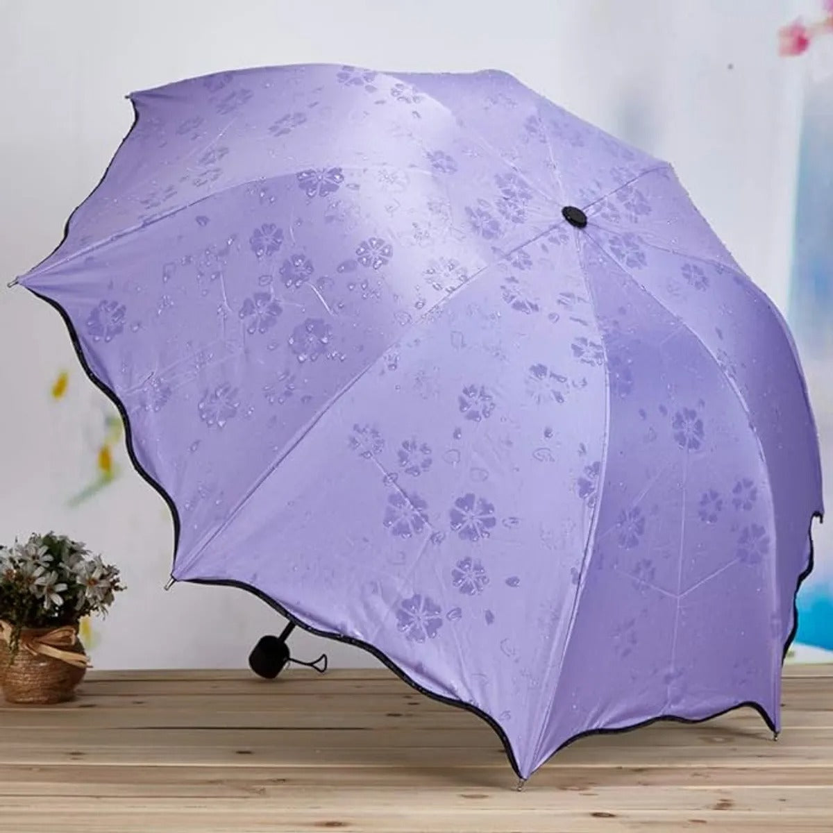 🌧️ Magic Umbrella – Watch Flowers Bloom in the Rain! 🌸