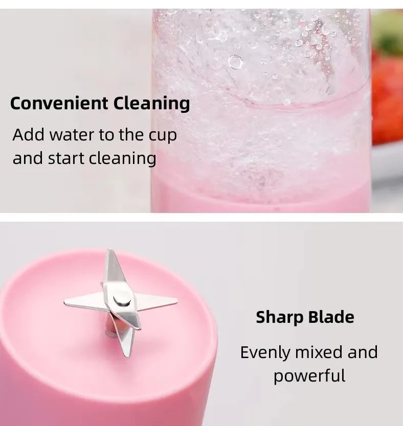 Portable blender for fresh juice
