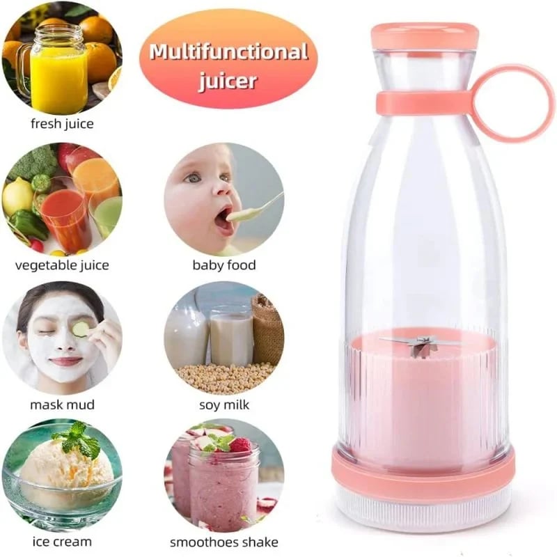 Portable blender for fresh juice