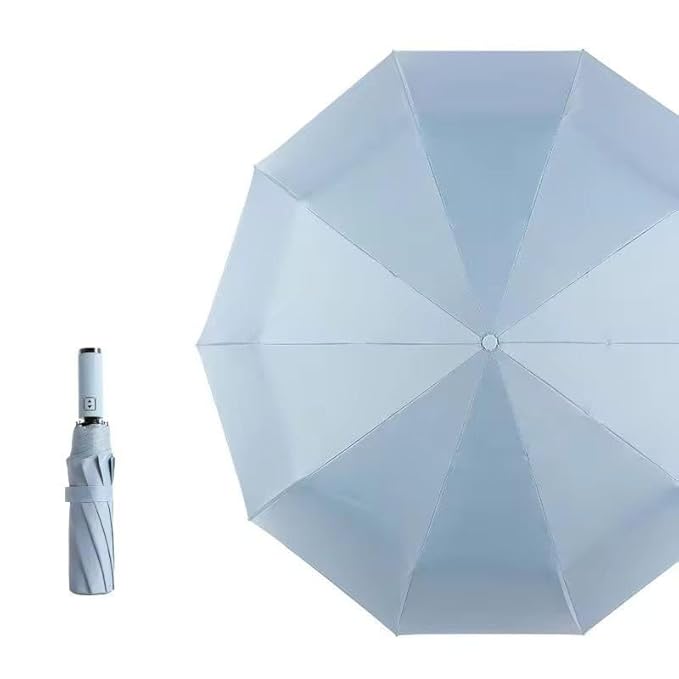 Jpwels New Auto Open Close Umbrella | For Men/Women & Kids | Lightweight Portable Travel Umbrella | Rainy Season/Windproof/Water Resistant Folding Umbrella | Travel Accessories (Pack of 1,Multicolor)