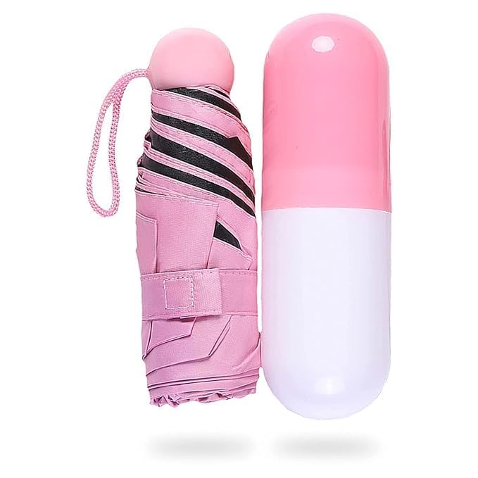 Jpwels Portable Mini Umbrella for Women Pocket Umbrella for Men Capsule Umbrella for Kids Bottle Umbrella for Sun Protection Sun Umbrella for Women Big Umbrella for Rain