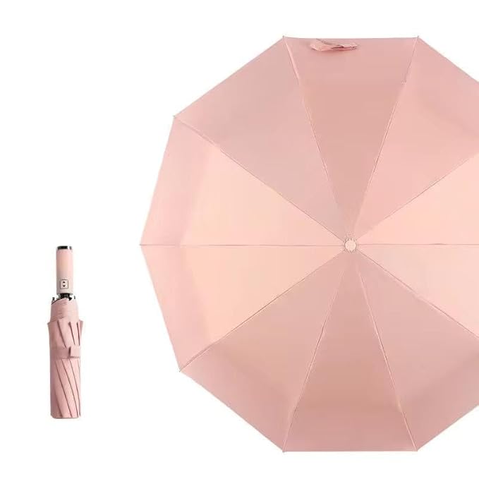 Jpwels New Auto Open Close Umbrella | For Men/Women & Kids | Lightweight Portable Travel Umbrella | Rainy Season/Windproof/Water Resistant Folding Umbrella | Travel Accessories (Pack of 1,Multicolor)