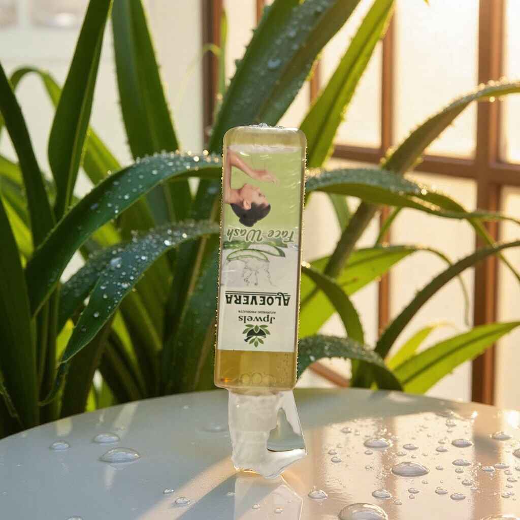 🌿 Jpwels Aloe Vera Face Wash – Ayurvedic Glow in Every Drop! ✨