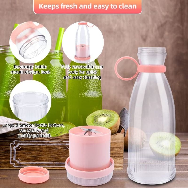 Portable blender for fresh juice